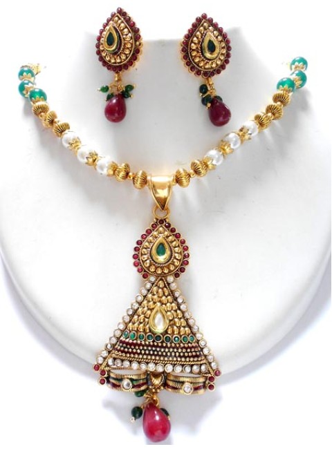 Polki Necklace Set